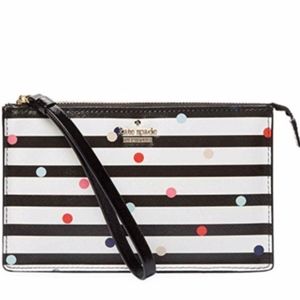 Kate Spade Cameron St Confetti dot Leila Wristlet